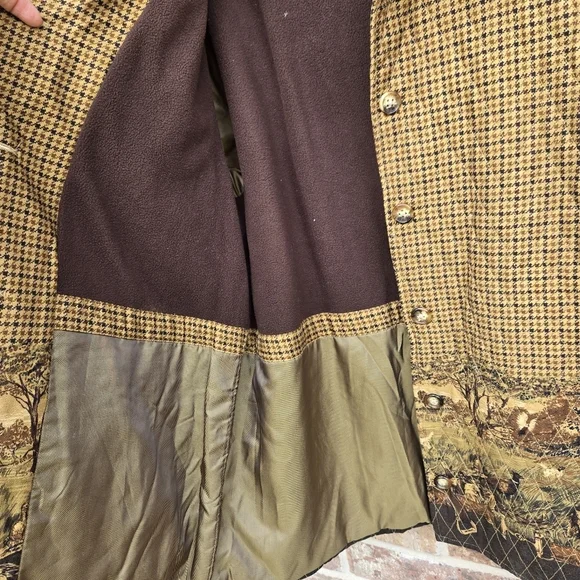 Vintage Orvis Barn Jacket Women's Sz M Plaid Quilted Flannel Lined